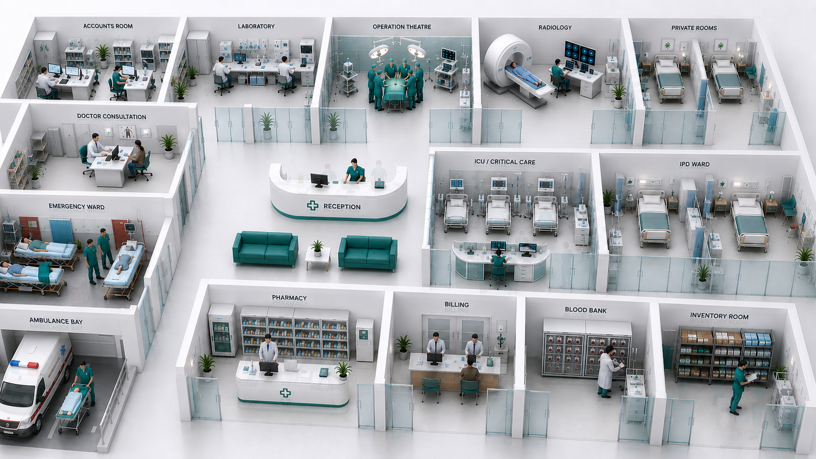 Hospital 3D Map